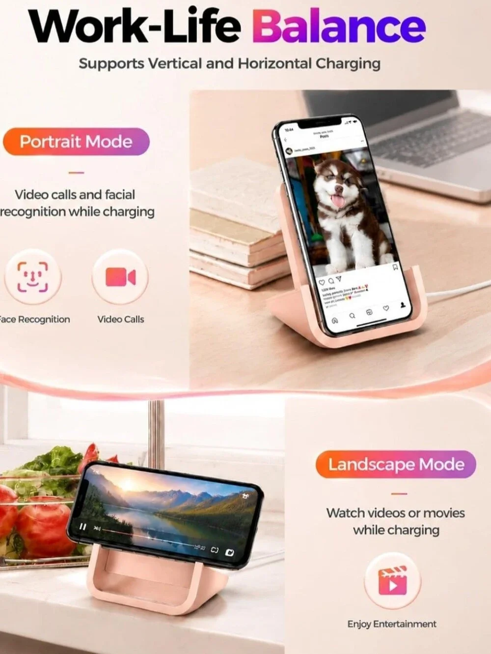 Wireless Rose Gold Charger